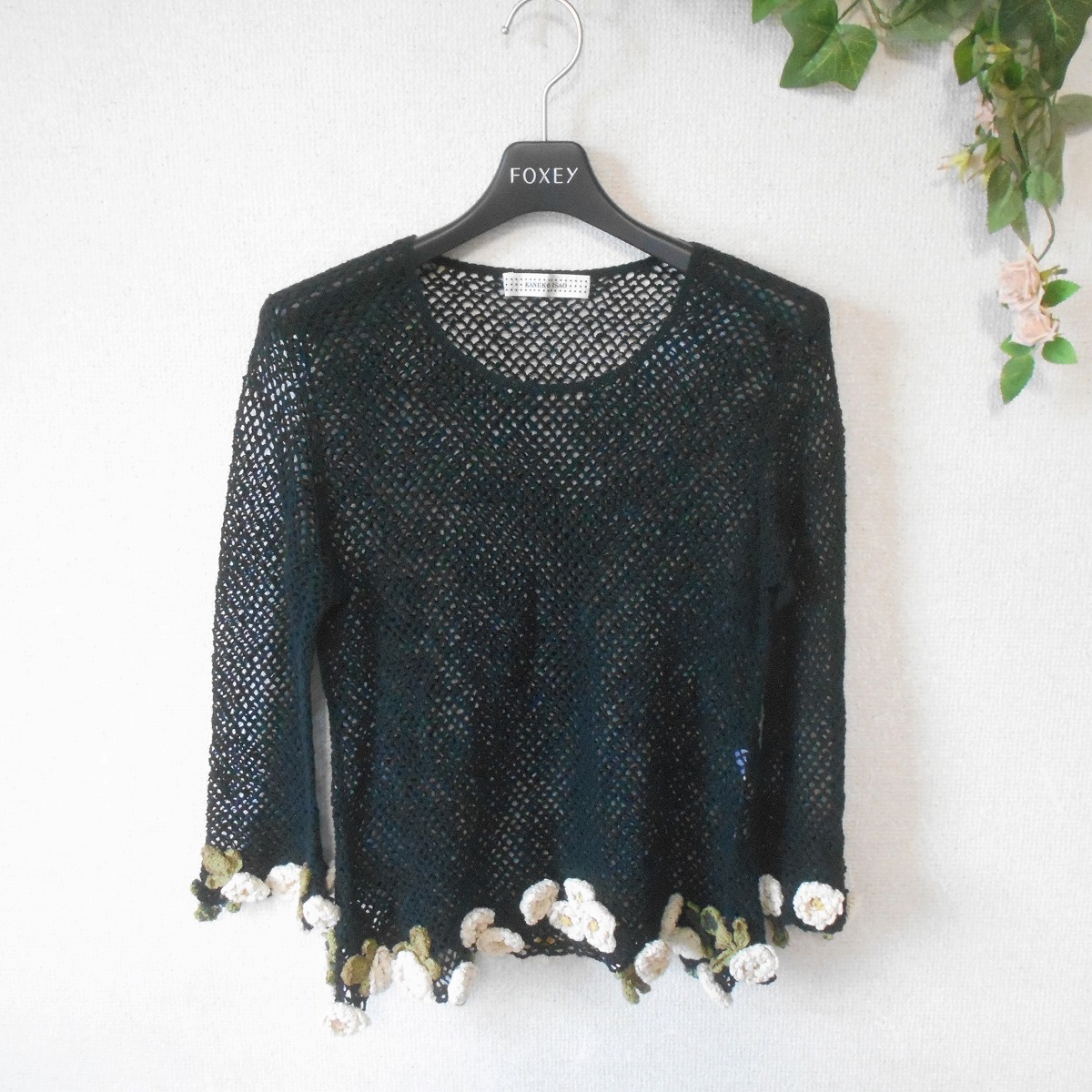 楽天市場】【中古】カネコイサオ KANEKO ISAO セーター お花 モチーフ