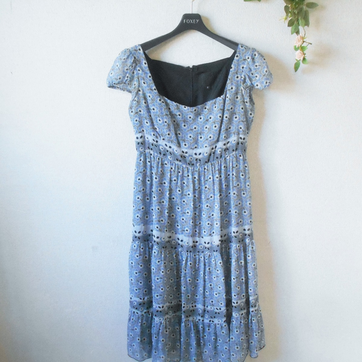 【中古】アナスイ ANNA SUI 衣装 2 絹 地絹 100% 夏 レディース 亜米利加製