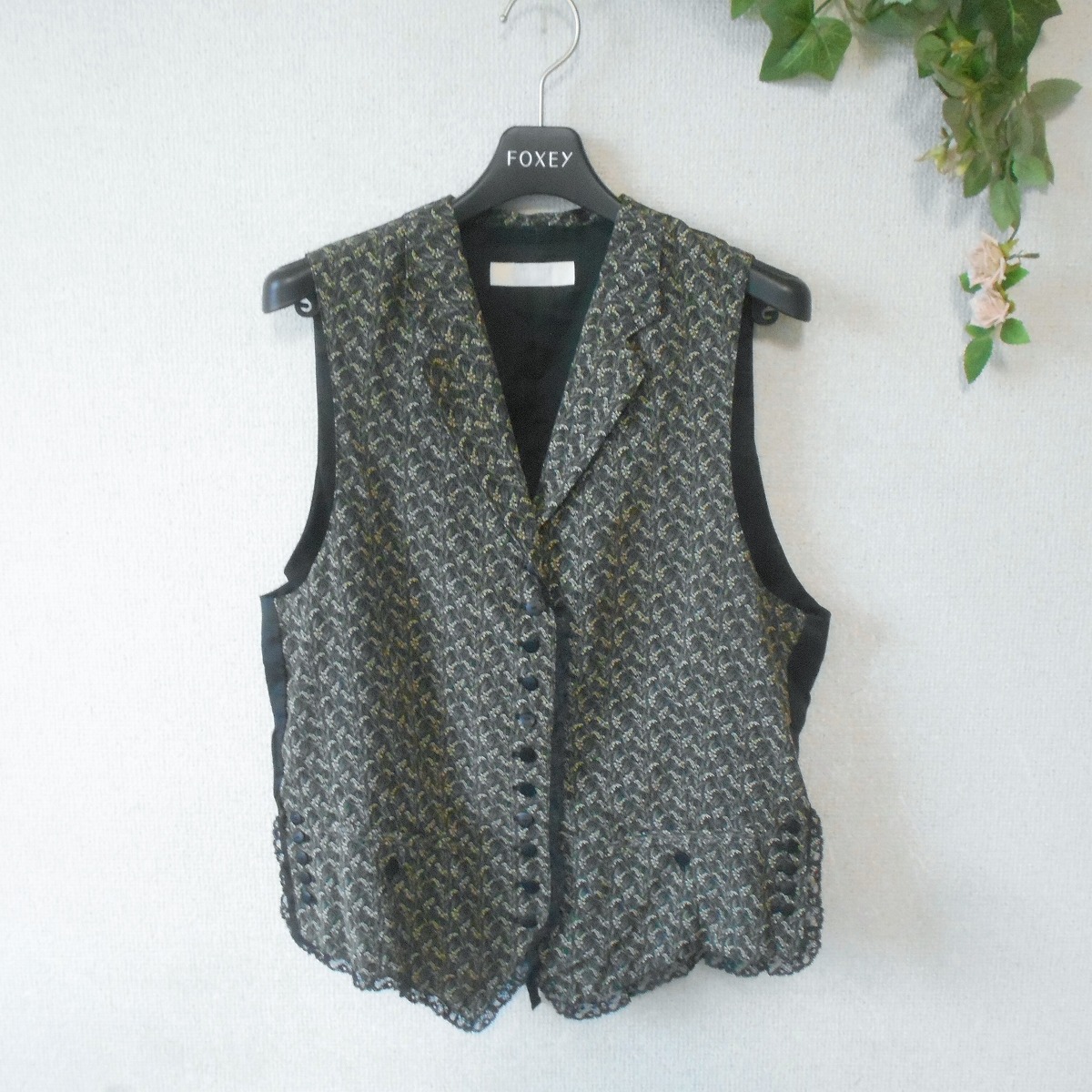 ピンクハウス・ロイヤルクイーンベリー柄パッチワークベスト PINK