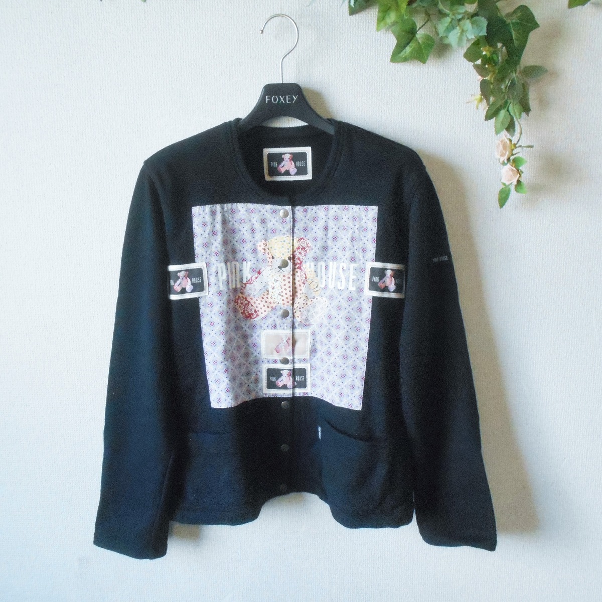 楽天市場】【中古】 PINK HOUSE / クマ ぬいぐるみモチーフ付きニット