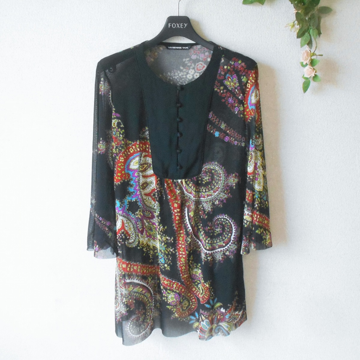 【中古】ヴィヴィアンタム VIVIENNE TAM チュニック パワーネット レディース 2 日本製