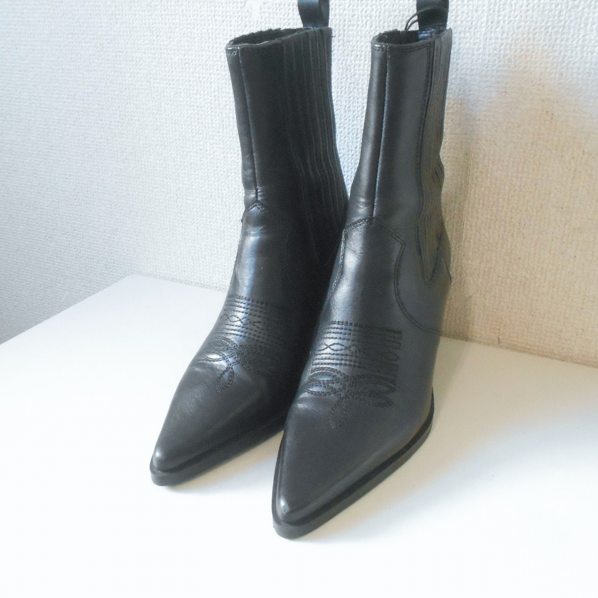 楽天市場】ZARA ザラ 2023 ニーハイ ゲートル ブーツ バックル 38