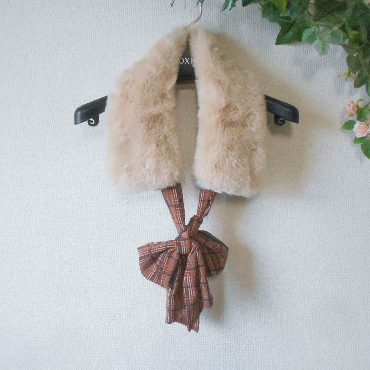 楽天市場】Rene ミンク×パールティペット 【ファー】 オフホワイト