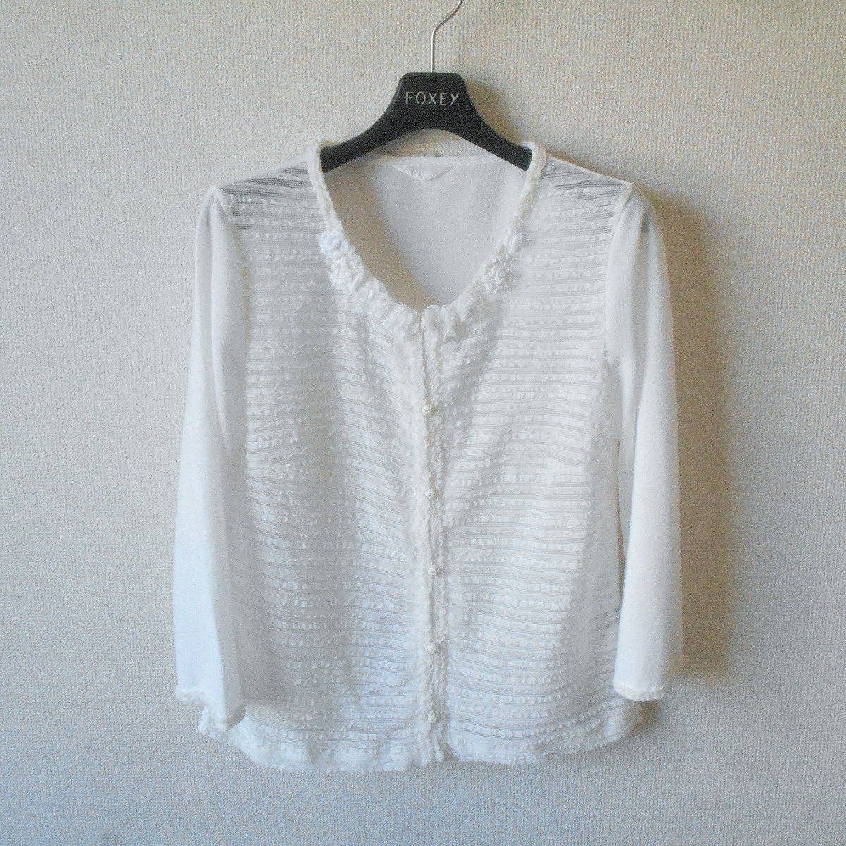 【中古】インゲボルグ INGEBORG ジレー 7分袖 春 夏 レディース 9 お花 主題
