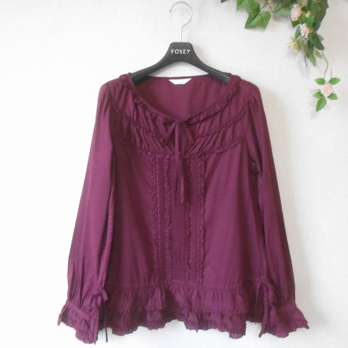 楽天市場】【中古】レストローズ LEST ROSE ブラウス 2