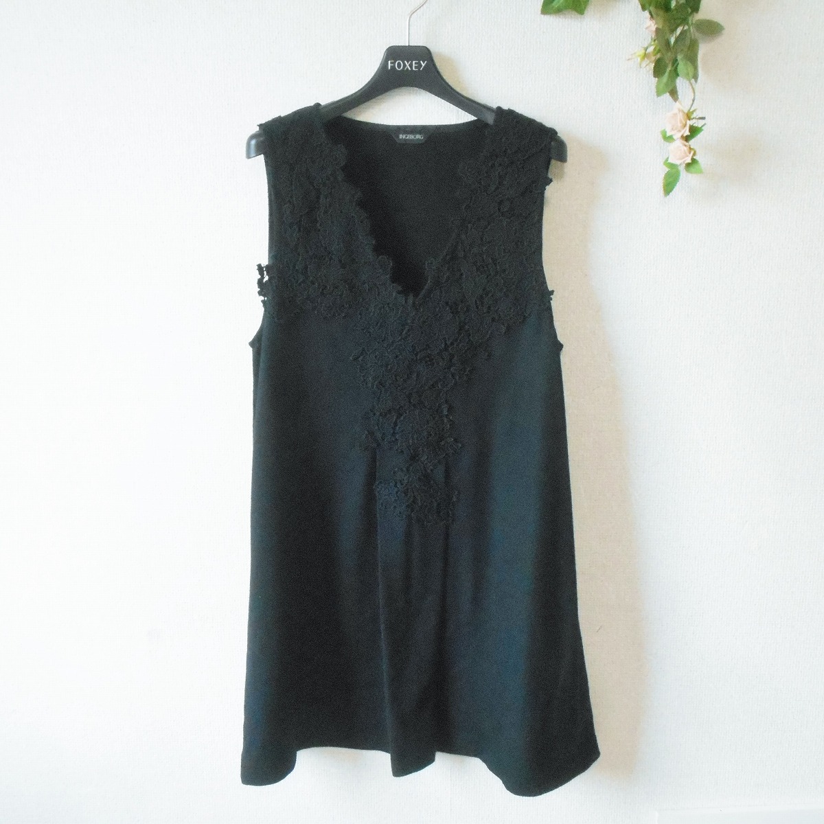 【中古】インゲボルグ INGEBORG 衣装 スピード競技 ノースリーブ レディース 秋 冬 黒