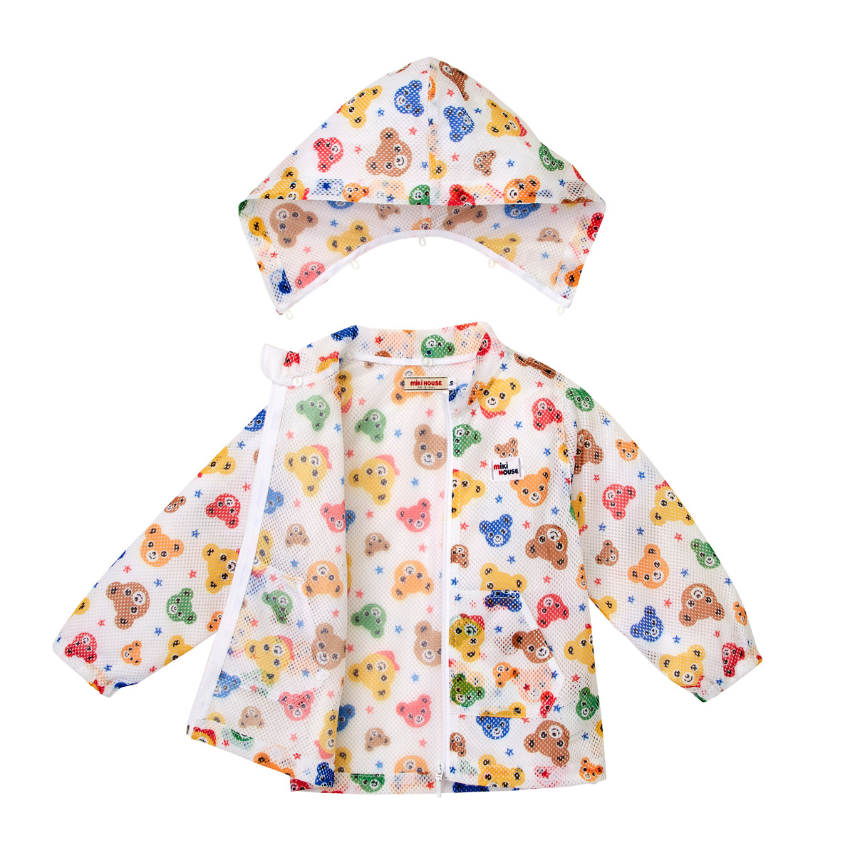 ミキハウス Mikihouse 虫よけ加工メッシュパーカー S L 80cm 130cm キッズ 子供服 こども はおり 羽織 ながそで 長袖 男の子 女の子 アウトドア Butlerchimneys Com