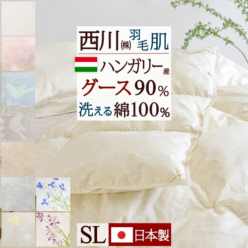 楽天市場】超目玉☆15％OFFクーポン 羽毛肌掛け布団 ダウンケット 西川 