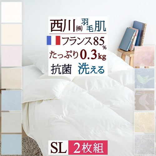 コンビニ受取対応商品 春得1000円クーポン 羽毛肌掛け布団 2枚まとめ買い 羽毛布団 夏用 抗菌 シングル 西川 東京西川 リビング ホワイトダウン70 ふんわり 0 3kg 羽毛肌布団 西川リビング シングル ウォッシャブル 洗える 掛け布団 夏 春 爆安プライス Eldfx Com