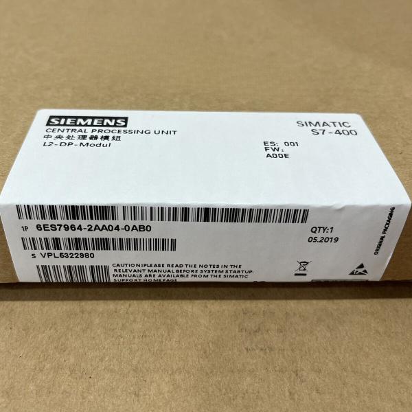 【新品 東京発 ★適格請求書発行可★】 Siemens 6ES7964-2AA04-0AB0 SIMATIC S7 IF964-DP 6ES7 964-2AA04-0AB0【6ヶ月保証】|ヒマワリショップ