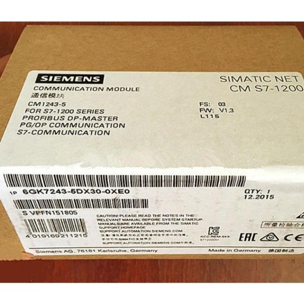 【新品 東京発 ★適格請求書発行可★】Siemens S7 1200 6GK7243-5DX30-0XE0 6GK72435DX300XE0 6GK7 243-5DX30-0XE0【６ヶ月保証】｜ヒマワリショップ
