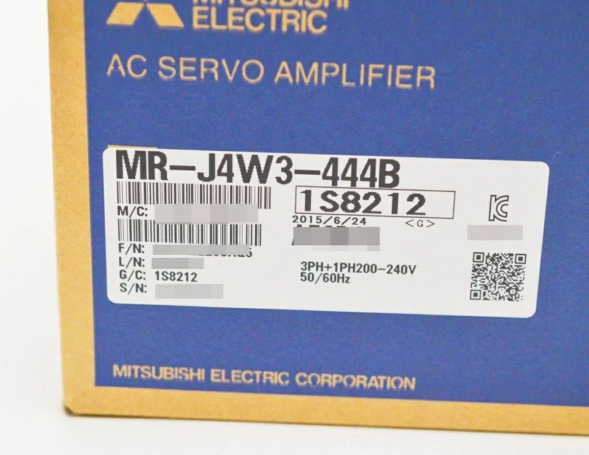 【新品 東京発 ★適格請求書発行可★】三菱電機 MR-J4W3-444B サーボアンプ MELSERVO-J4シリーズ (SSCNETIII/H対応) (三相または単相AC200V~240V) (定格出力 0.4kW) NN【6ヶ月保証】|ヒマワリショップ