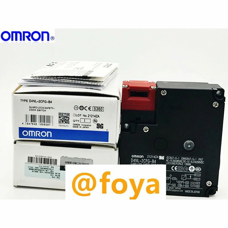 【新品 東京発 ★適格請求書発行可★】OMRON オムロンD4NL-2CFG-B4 用電磁ロック・セーフティドアスイッチ【６ヶ月保証】