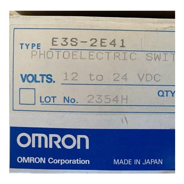 【新品 東京発 ★適格請求書発行可★】OMRON オムロン E3S-2E41 光電センサ【６ヶ月保証】｜ヒマワリショップ