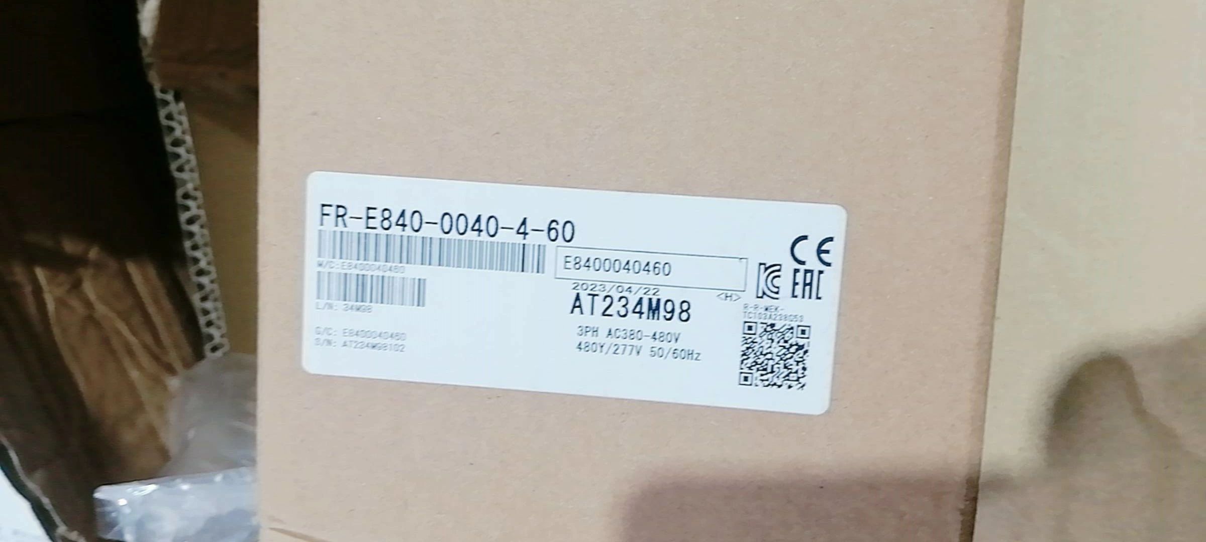 【新品 東京発 ★適格請求書発行可★】MITSUBISHI/三菱 FR-E840-0040-4-60 1.5K コンバーター通信カード【６ヶ月保証】