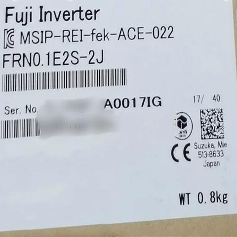 【新品 東京発 ★適格請求書発行可★】FUJI 富士電機 FRN0.1E2S-2J FRN0.1E1S-2J 0.1KW 220V用インバーター【６ヶ月保証】