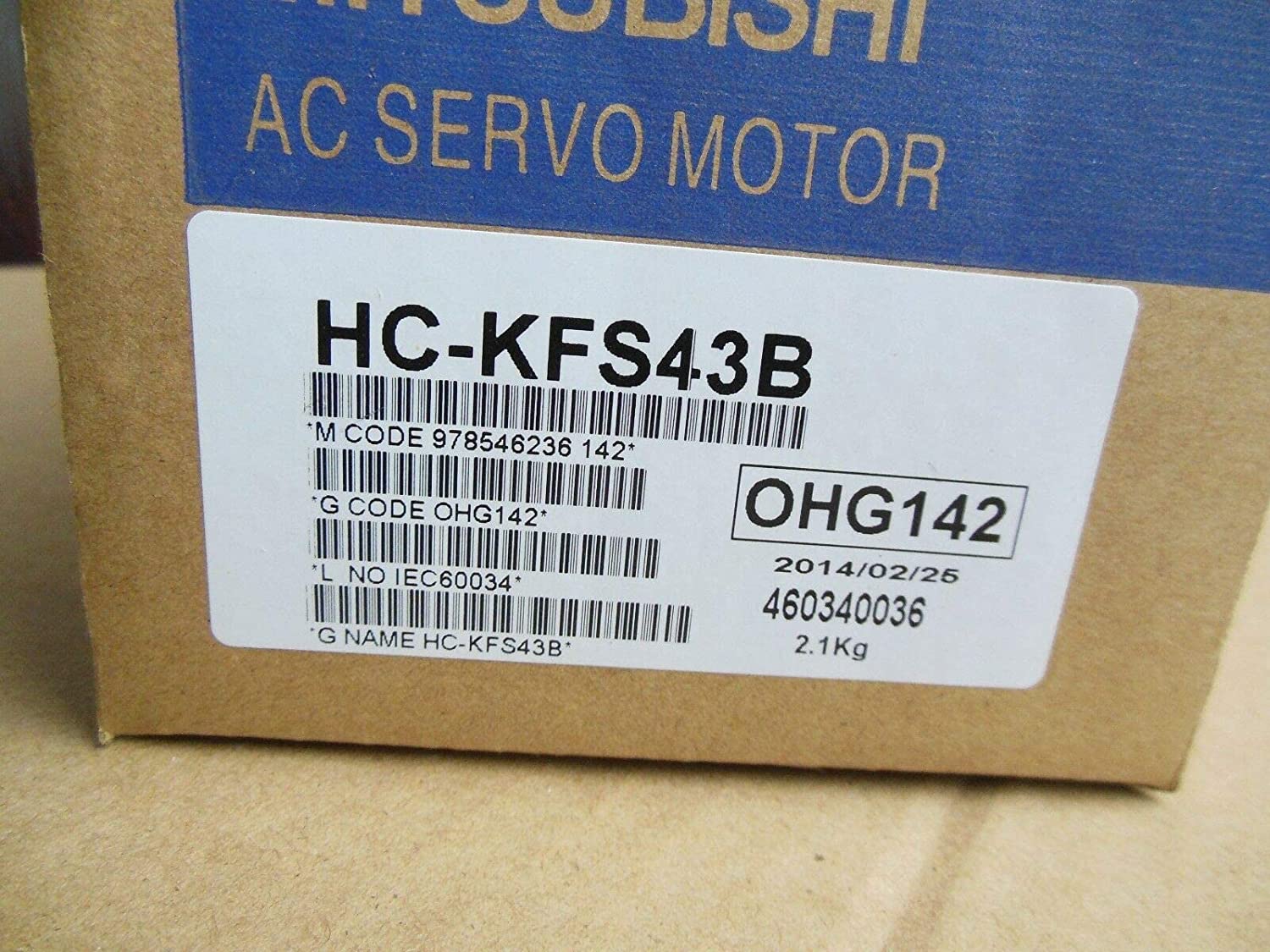 【新品 東京発 ★適格請求書発行可★】MITSUBISHI/三菱 HC-KFS43B サーボモーター【６ヶ月保証】