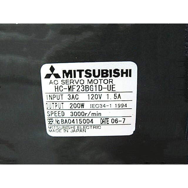 【新品 東京発 ★適格請求書発行可★】MITSUBISHI/三菱 HC-MF23BG1D-UE サーボモーター【６ヶ月保証】