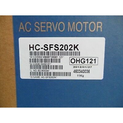 【新品 東京発 ★適格請求書発行可★】MITSUBISHI 三菱電機 HC-SFS202K ACサーボモーター【６ヶ月保証】