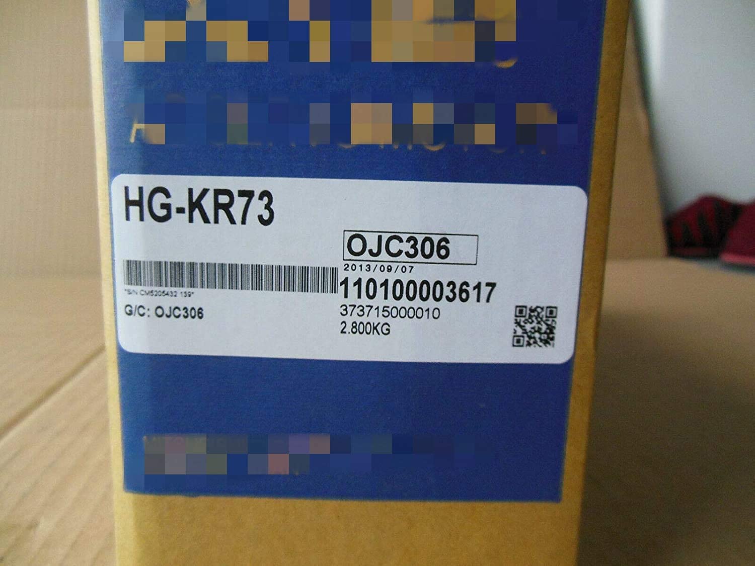 【新品 東京発 ★適格請求書発行可★】MITSUBISHI/三菱電機 ACサーボモーター HG-KR73【６ヶ月保証】