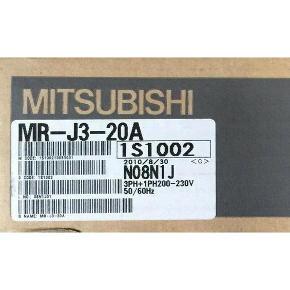 【新品 東京発 ★適格請求書発行可★】MITSUBISHI 三菱電機 MR-J3-20A サーボドライブ【６ヶ月保証】
