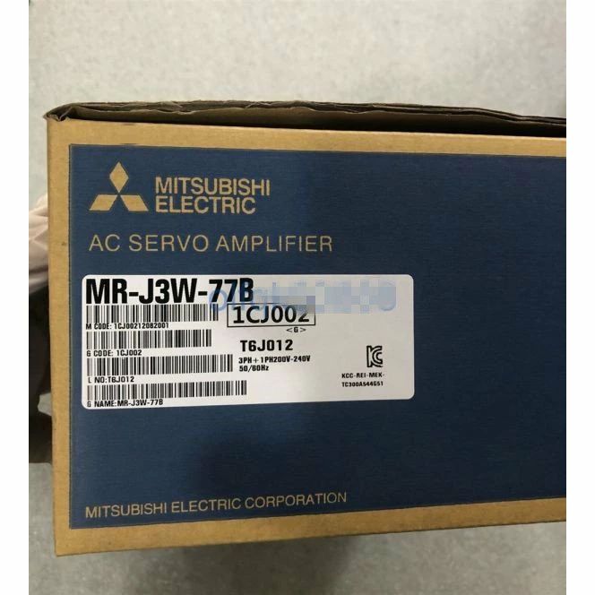 【新品 東京発 ★適格請求書発行可★】三菱 サーボドライバー MR-J3W-77B【6ヶ月保証】