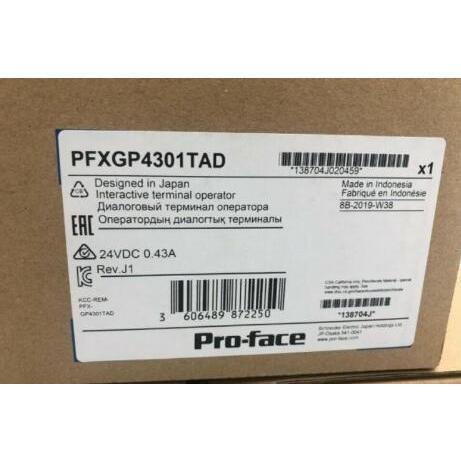 【新品 日本の首都発 ★適当お願いごと書振り出し可★】Pro-face(Proface) プログラマブル見せびらかす器 タッチパネル GP-4301T PFXGP4301TAD 【６ヶ月引き受ける】