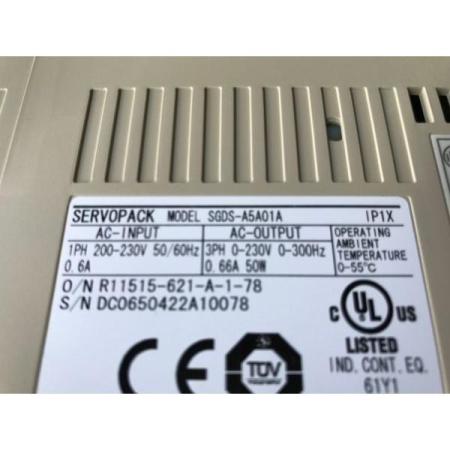 【新品 東京発 ★適格請求書発行可★】YASKAWA / 安川電機 SGDS-A5A01A【６ヶ月保証】