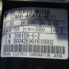 【新品 東京発 ★適格請求書発行可★】YASKAWA / 安川電機 SGMAH-A5A1A-AD11 サーボモーター 【６ヶ月保証】｜ヒマワリショップ