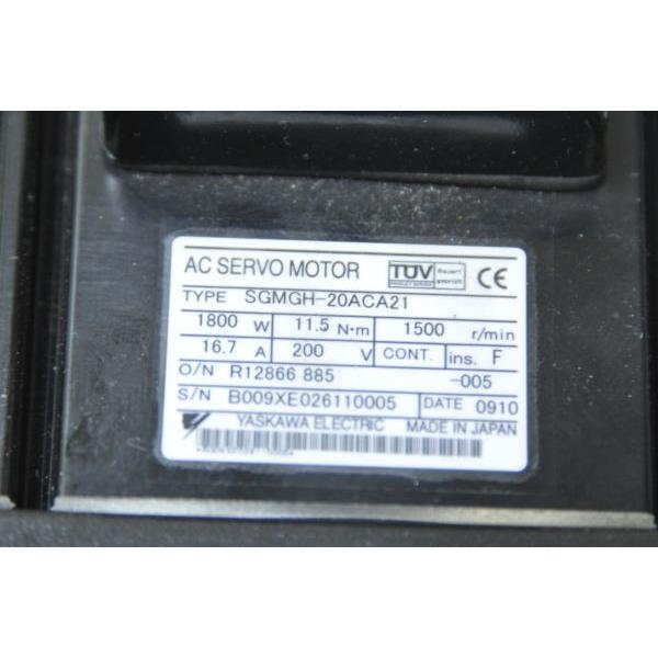 【新品 東京発 ★適格請求書発行可★】YASKAWA / 安川電機 サーボモータ SGMGH-20ACA21【６ヶ月保証】