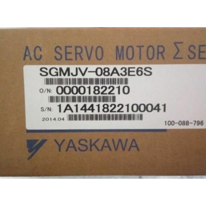 【新品 東京発 ★適格請求書発行可★】YASKAWA / 安川電機 SGMJV-08A3E6S サーボモーター【６ヶ月保証】