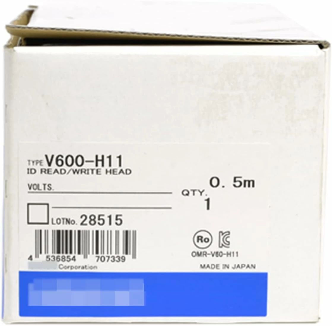 【新品 東京発 ★適格請求書発行可★】OMRON オムロン V600-H11 0.5M 用センサーケーブル【６ヶ月保証】