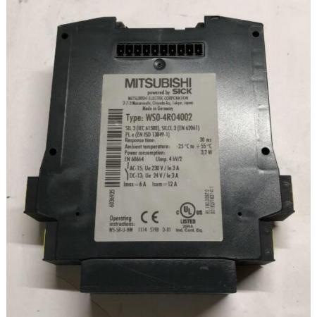 【新品 東京発 ★適格請求書発行可★】MITSUBISHI 三菱電機 WS0-4RO4002 安全リレー出力ユニット【６ヶ月保証】