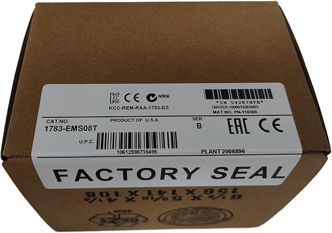 【◆新品 日本の首都発◆ 適当お願いごと書振り出し可◆】（製作用）1783-EMS08T PLCモデュール 1783EMS08T【６ヶ月引き受ける】