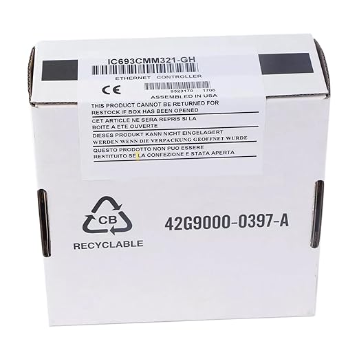 【◆新品 東京発◆ 適格請求書発行可◆】産業機器用 IC693CMM321-GH PLCユニット【６ヶ月保証】