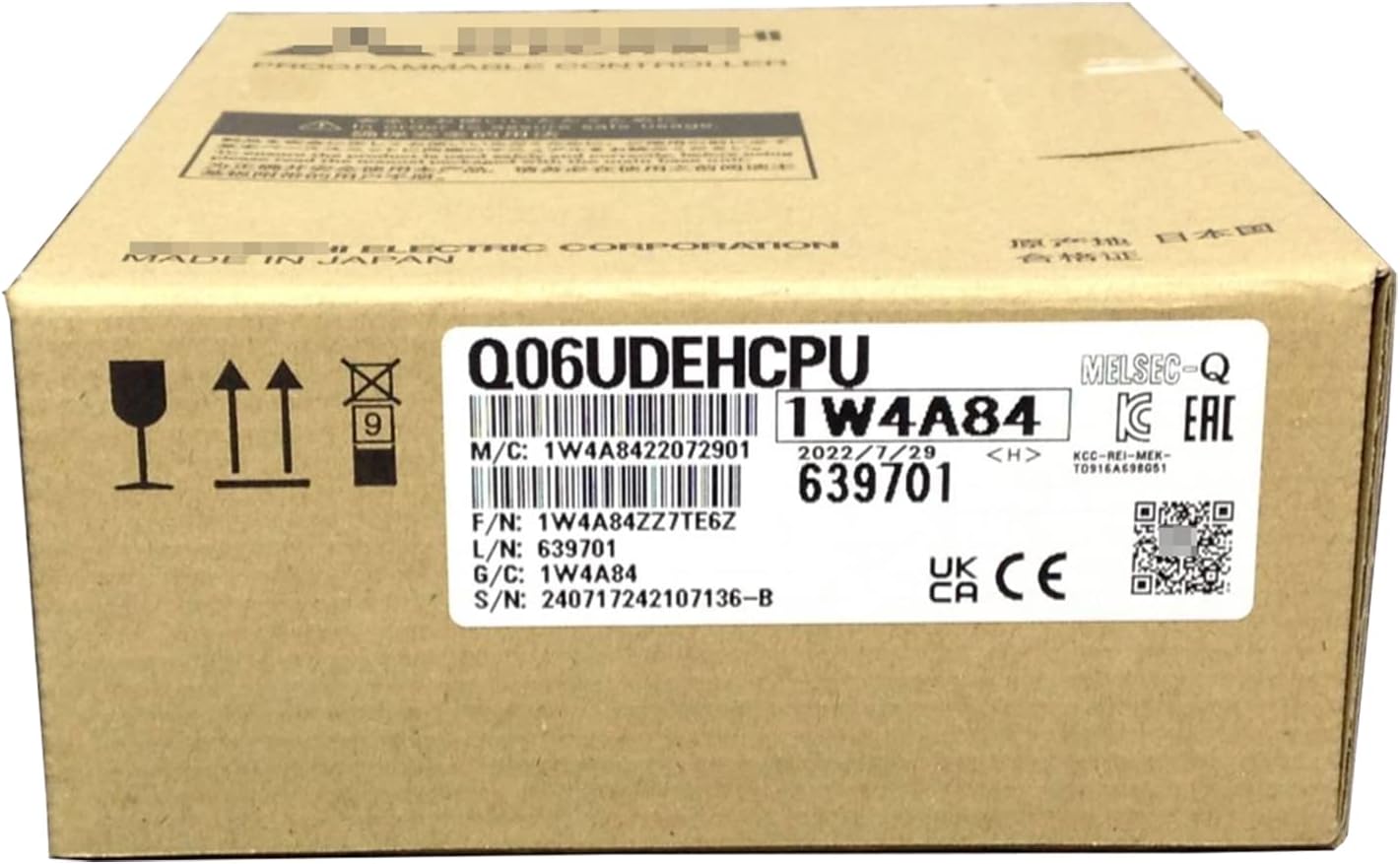 【◆新品 日本の首都発◆ 適当お願いごと書ふり出し可◆】三菱電機 汎用シーケンサ MELSEC-Q QnUつづき物 Q06UDEHCPU【６ヶ月引き受ける】