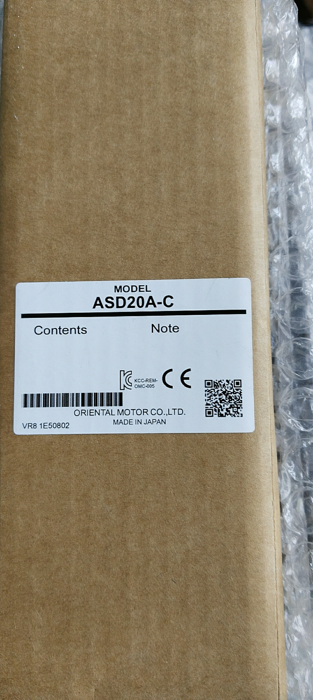 【◆新品 東京発◆ 適格請求書発行可◆】αSTEP用ドライバサーボドライバASD20A-C【６ヶ月保証】
