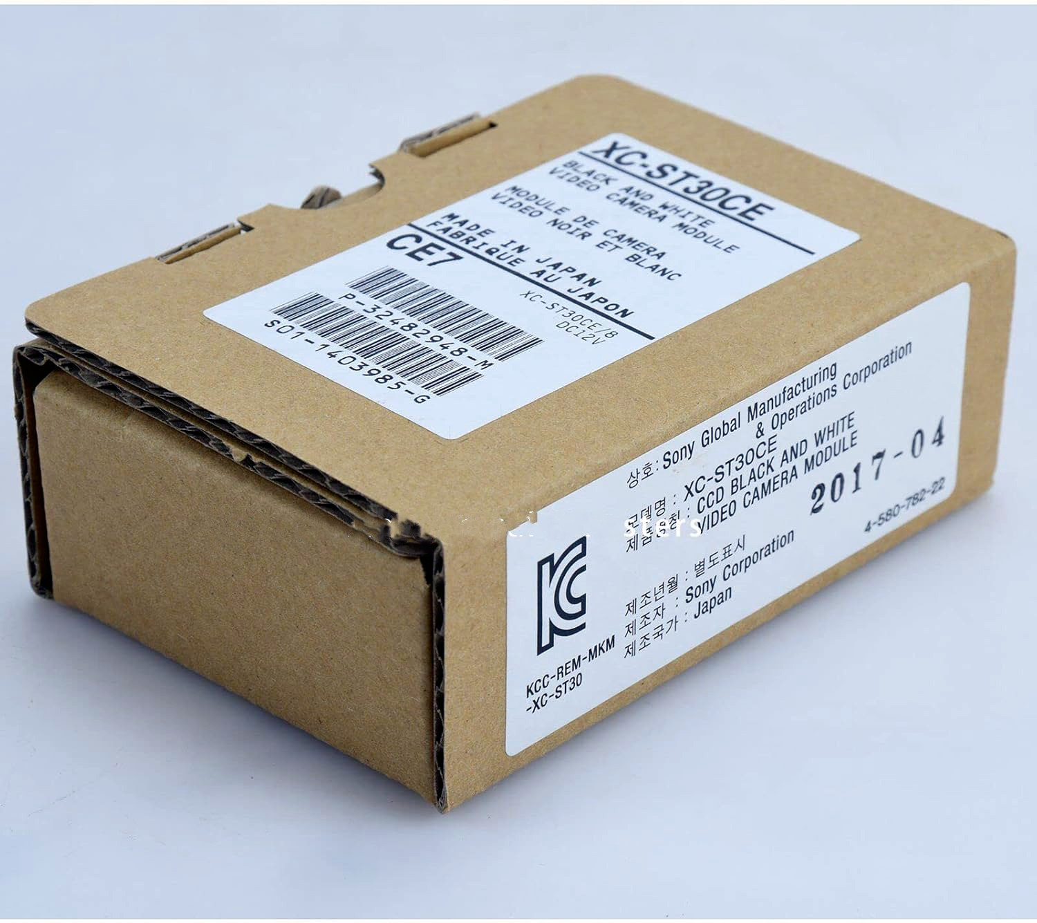 【◆新品 東京発◆ 適格請求書発行可◆】黒と白の産業用カメラ XC-ST30CE【６ヶ月保証】