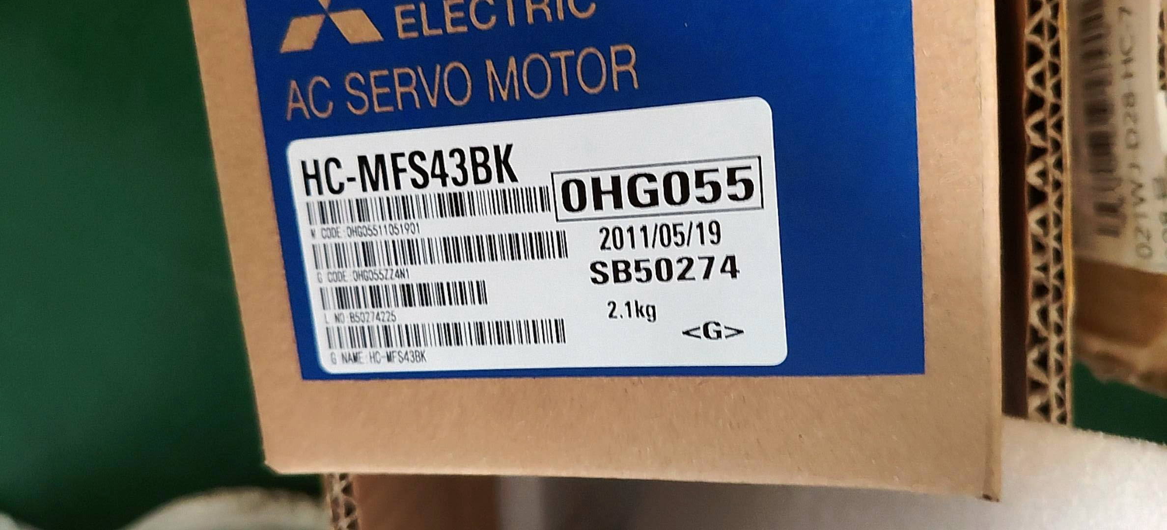 【◆新品 東京発◆ 適格請求書発行可◆】HC-MFS43BK ACサーボモーター産業用モーター【６ヶ月保証】