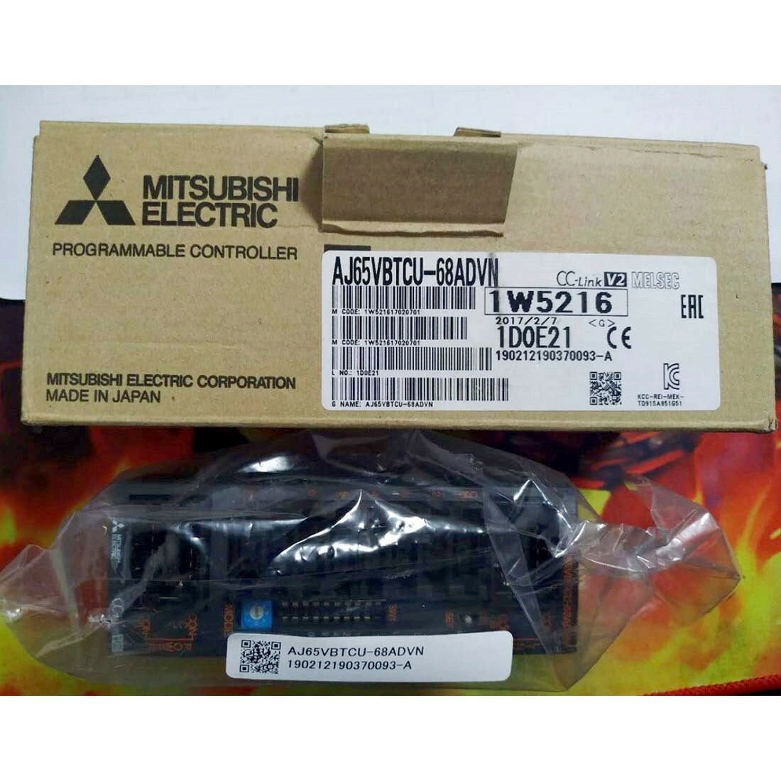 【◆新品 東京発◆ 適格請求書発行可◆】CC-Linkアナログ－ディジタル変換ユニット AJ65VBTCU-68ADVN【６ヶ月保証】