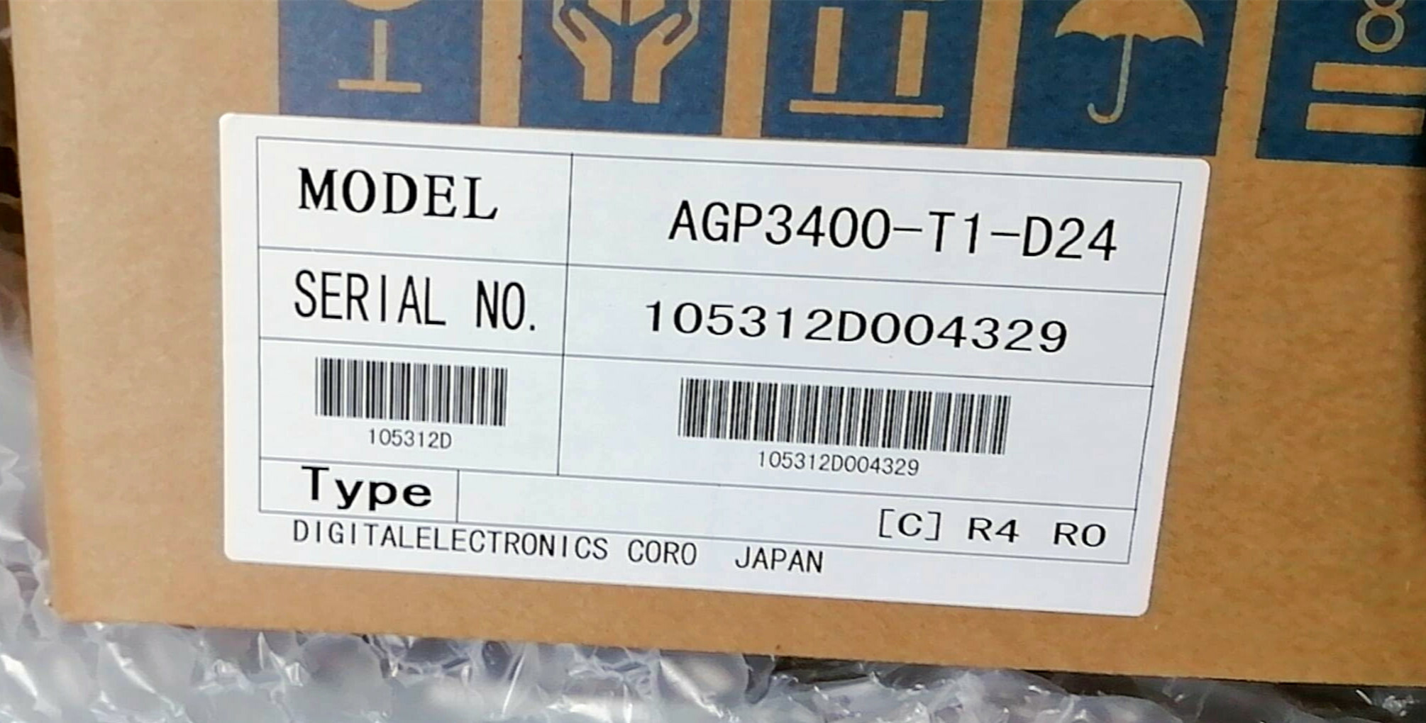 【◆新品 日本の首都発◆ 適当お願いごと書振り出し可◆】プログラマブル見せびらかす器（HMI）GP3000続きもの AGP3400-T1-D24(PFXGP3400TAD) 7.5型 TFT色つやLCD【６ヶ月引き受ける】