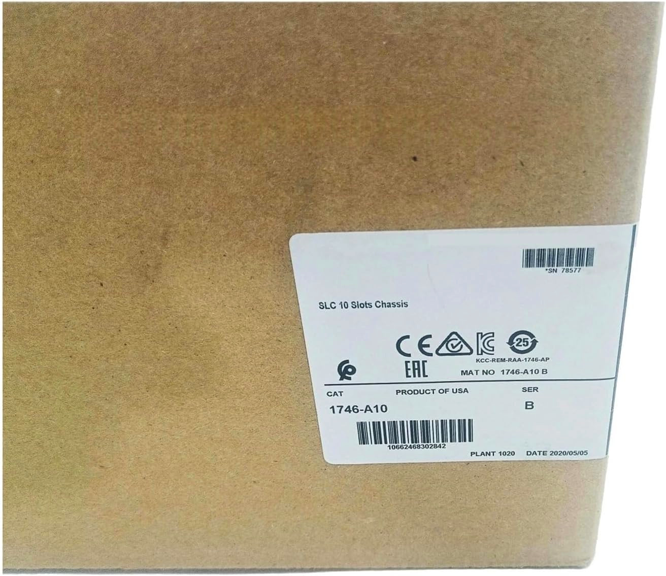 【◆新品 東京発◆ 適格請求書発行可◆】SLC-500 10スロット 1746-A10 SER B PLCプログラマブルコントローラPLCモジュール【６ヶ月保証】｜ヒマワリショップ