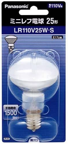 楽天市場】パナソニック ミニレフ電球 40W 直径50mm E17口金