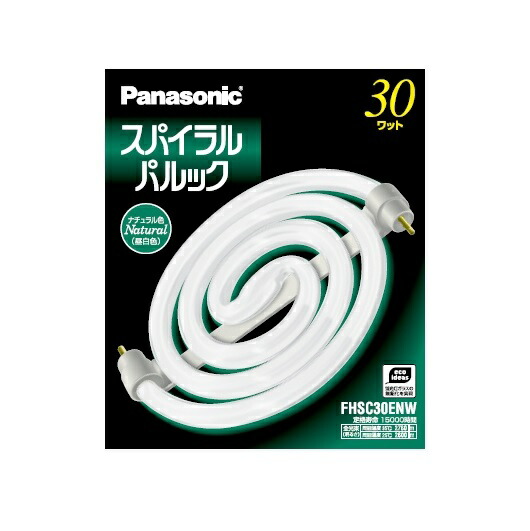 楽天市場】Panasonic(パナソニック) コンパクトスパイラル蛍光灯 20W