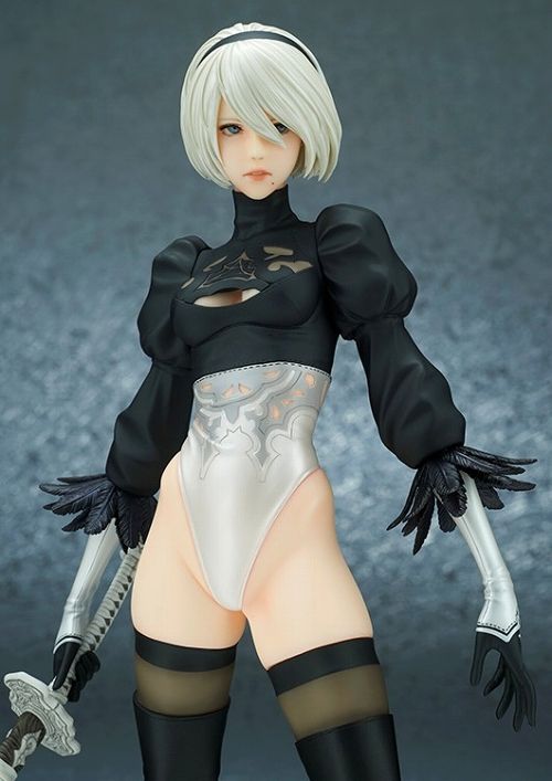 楽天市場 在庫品 フレア Nier Automata ニーア オートマタ 2b ヨルハ二号b型 With ポッド042 Pvc セット 豆魚雷 ホビー専門店