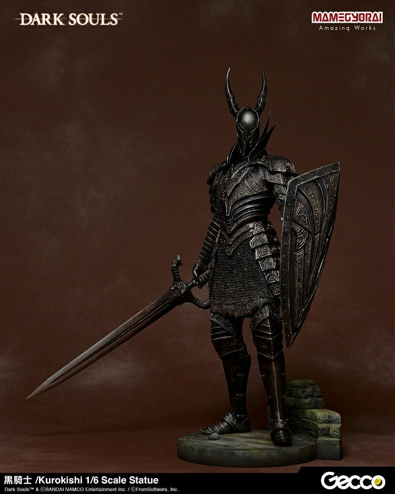 楽天市場 在庫品 Gecco ゲッコウ Dark Souls ダークソウル 黒騎士 1 6スケール スタチュー 豆魚雷 ホビー専門店