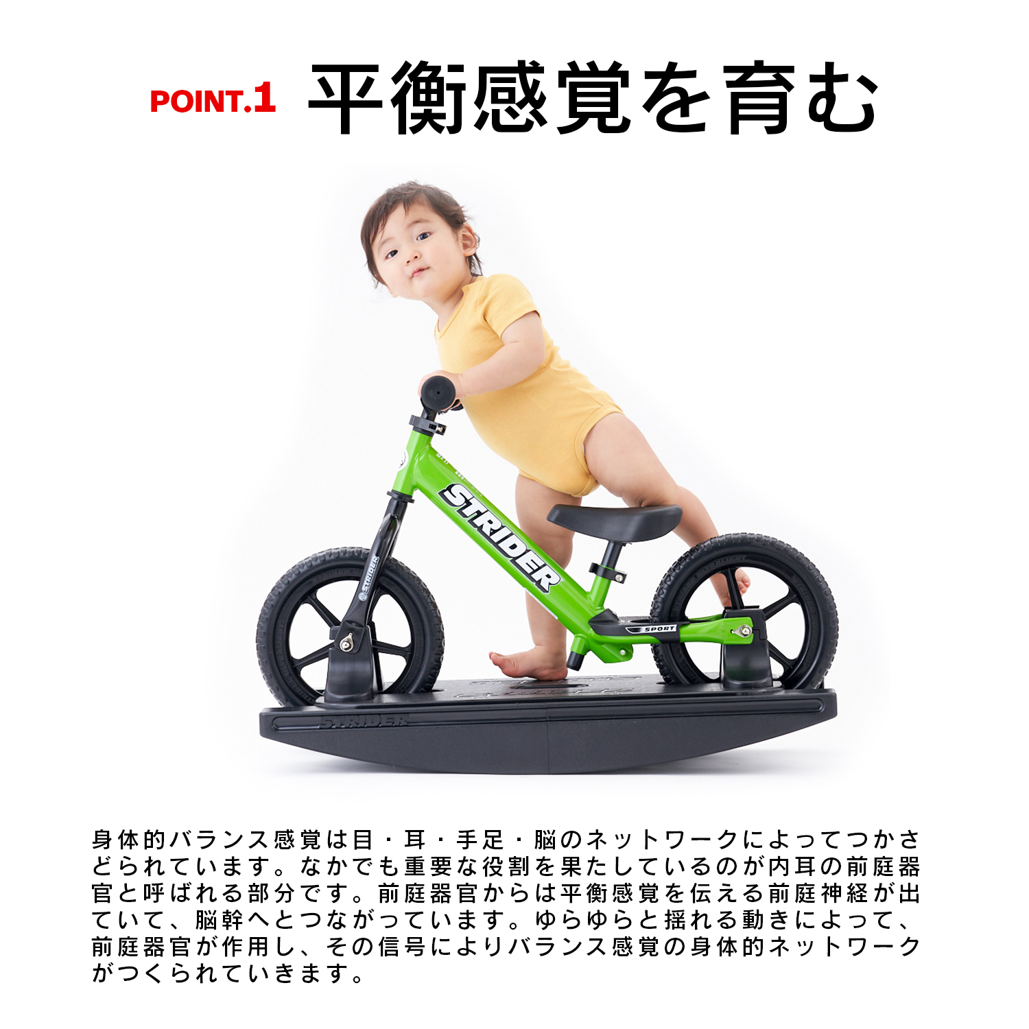 子供用ランバイクトレーニングマシン ローラー台 STRIDER 室内 ベルト式 子供用ランバイクトレーニングマシン ローラー台 STRIDER 室内