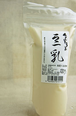「豆乳」230ml　国産富山県エンレイ大豆100％　濃厚　手づくり豆腐にも