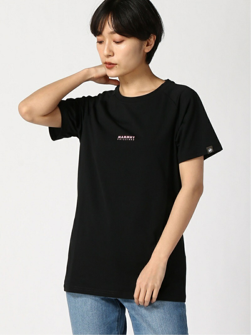 楽天市場 Rakuten Fashion Mammut W Qd Logo Print T Shirt Af Women Mammut マムート カットソー Tシャツ ブラック ホワイト ピンク ネイビー 送料無料 Mammut