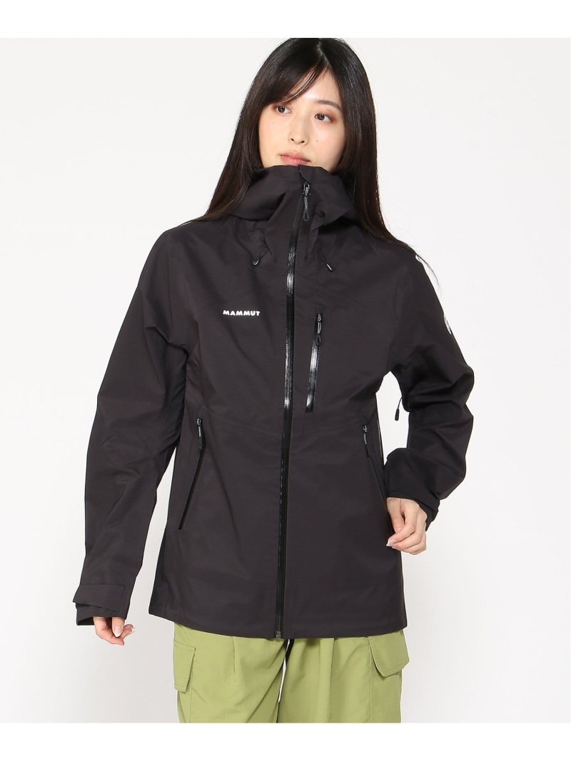 【SALE／20%OFF】(W)アルト ガイド ハードシェル フーデッド ジャケット MAMMUT マムート ジャケット・アウター ナイロンジャケット ブルー ブラック【RBA_E】【送料無料】[ Fashion]
